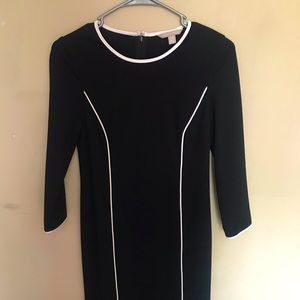 Banana republic black long sleeve dress